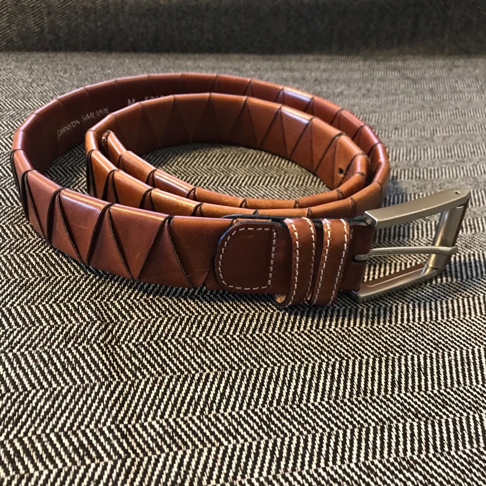 Johnston & Murphy Spanish Leather Belt